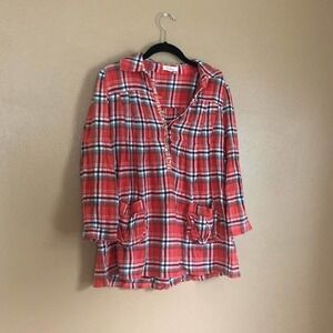 Freelance Plaid Blouse Size M